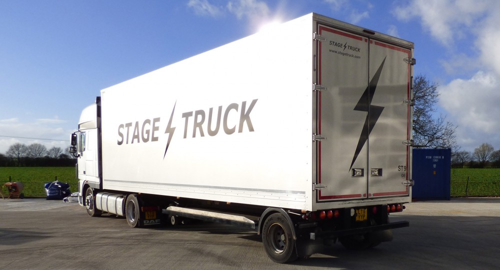 Stagetruck 30ft trailer rear