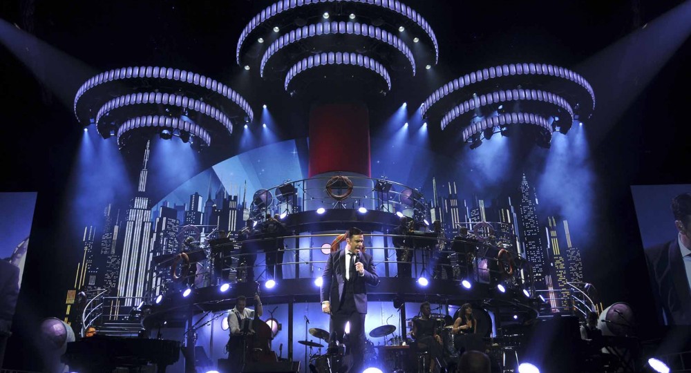 Stagetruck concert transportation for Robbie Williams